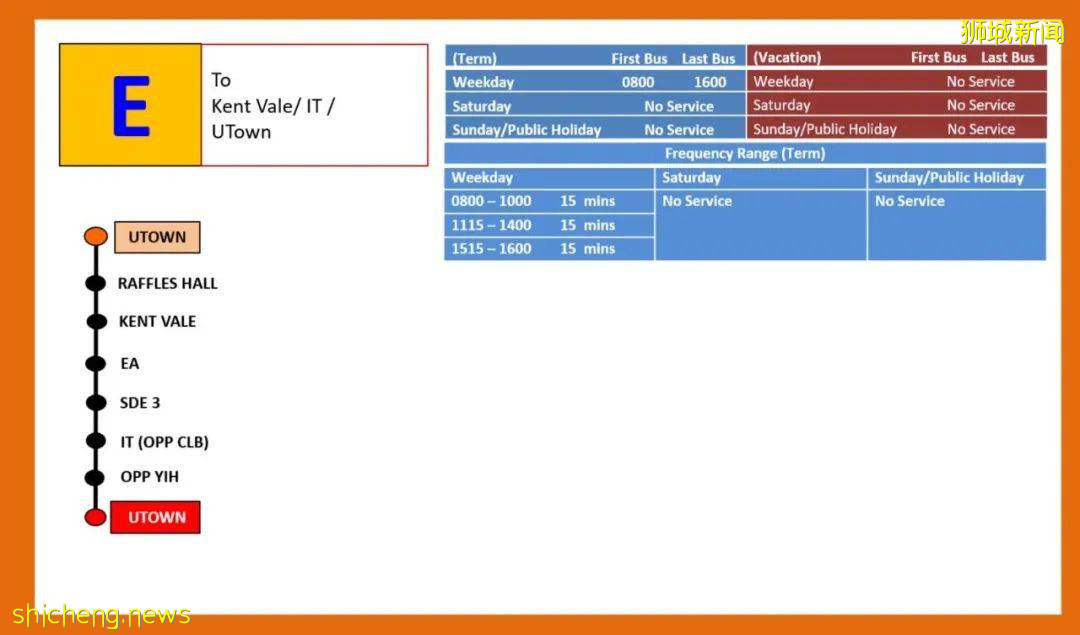 NUS校車路線正式更新啦