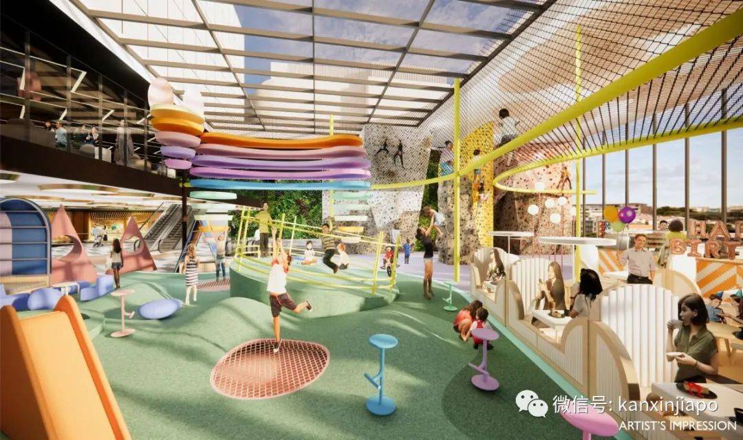 新增攀岩墙、游乐区!新加坡东部翘首以盼的新商场即将重开