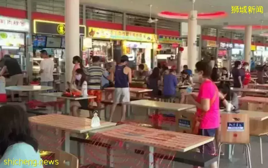 今天起，新加坡咖啡店和食堂业者允许完成疫苗接种者五人堂食
