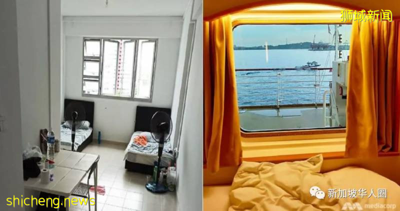 新加坡1500名客工入住双子星邮轮，康复客工：渴望回到客工宿舍