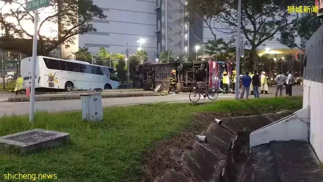 一天2起恐怖車禍！新加坡兩輛巴士相撞：37人受傷、司機死亡