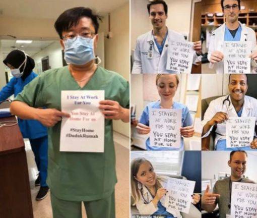 新加坡医生呼吁：我坚守岗位，你坚守在家