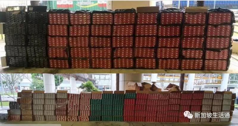 新加坡關卡局搜查2輛大馬貨車,繳獲近71萬新元漏稅香煙