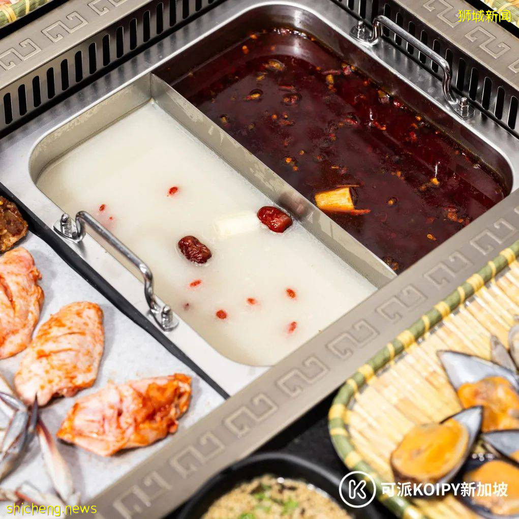 小木凳自助火锅新店开业两人同行一人免单，还送菜