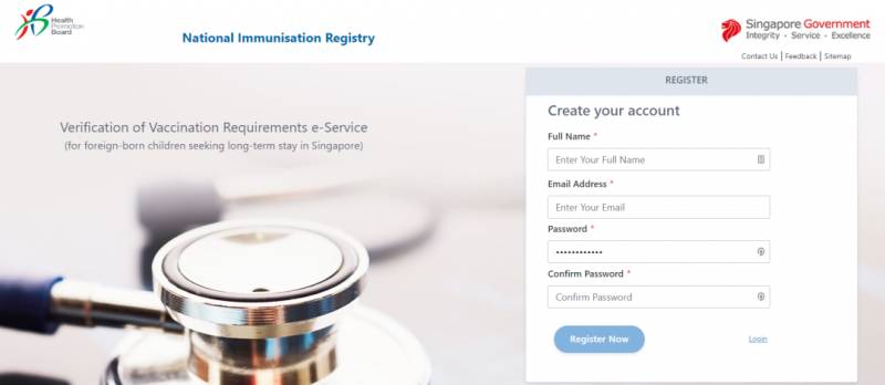 12歲及以下外國兒童入境新加坡的重要文件