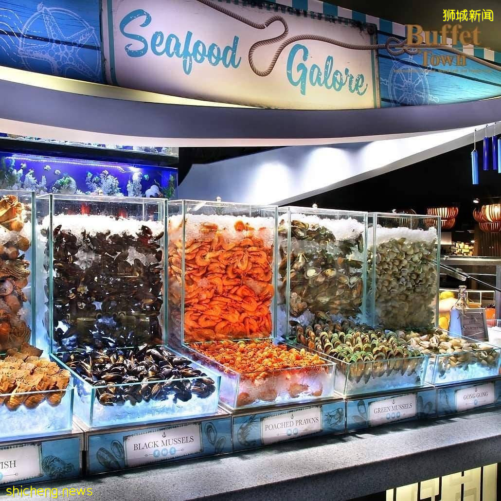 Buffet Town國際美食自助餐重新開放📣 促銷特價一人只需S$27.50💥暢享數百種美食