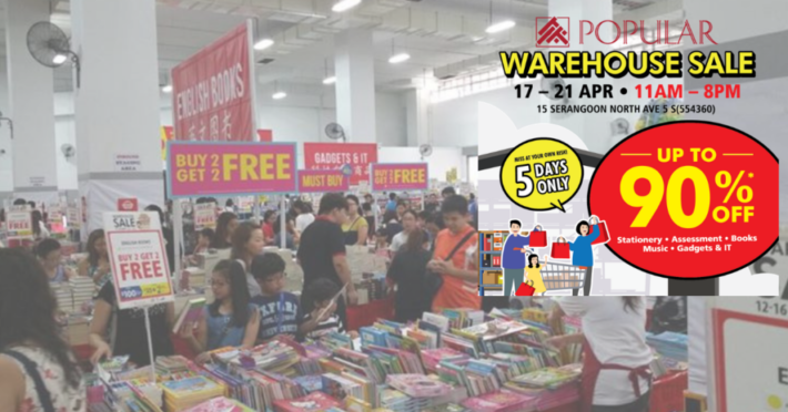 书虫福利：大众书局Popular Warehouse Sale清仓大促一折起！【另有返券送出】