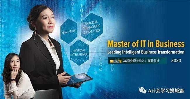 QS2020商业分析硕士排名，新加坡管理大学位列14，国大15