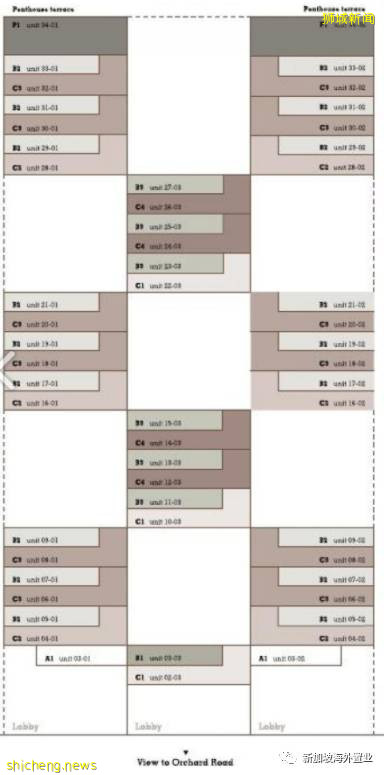 完美的户型!完美的位置!乌节路难得一见的永久地契 安格丽雅21号