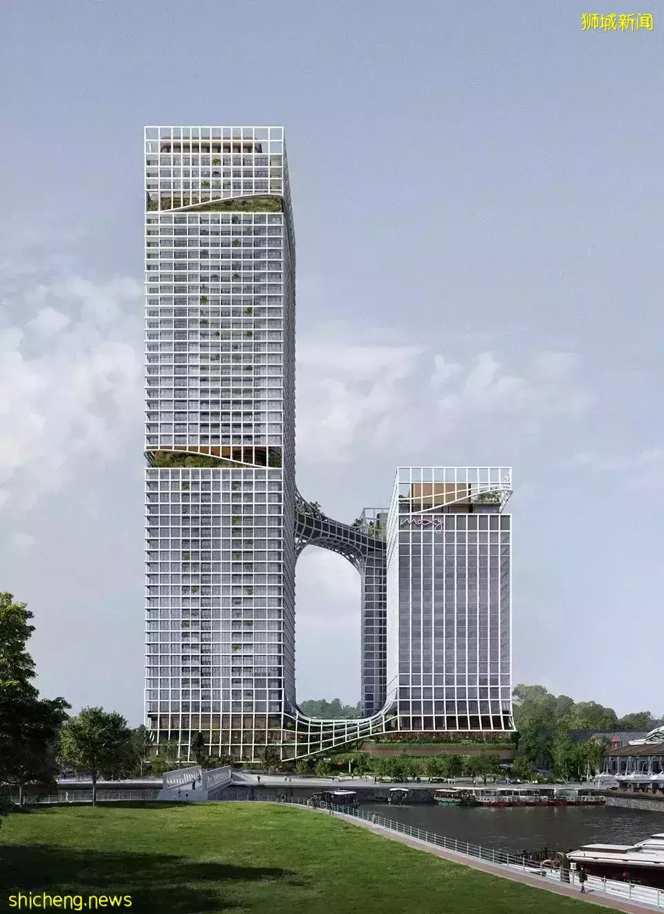 BIG設計的新加坡最高豪宅方案