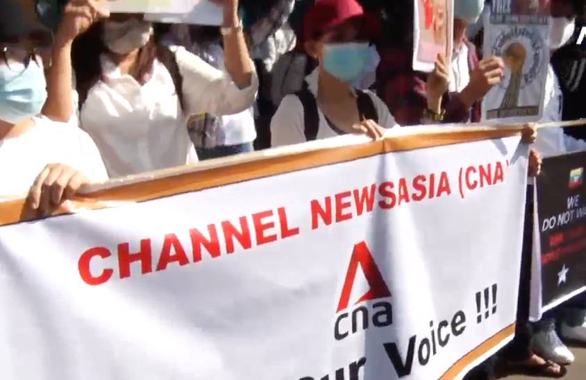 躺槍!緬甸示威者喊話新加坡,抵制虎牌、亞坤等新加坡品牌