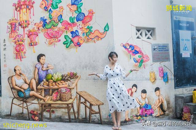 新加坡唐人街原来叫牛车水,市区最热闹的地方,聚集各种中国美食