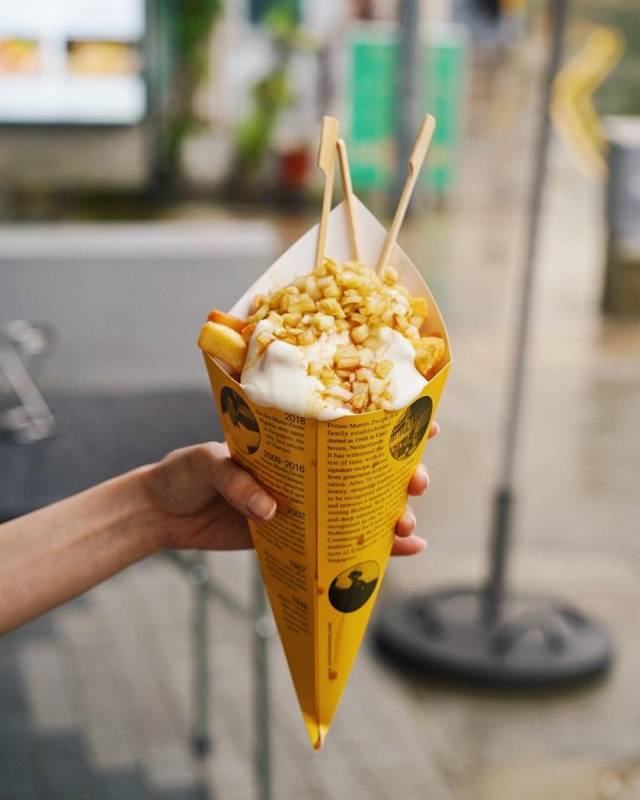 荷蘭薯條專賣店🍟 Martin Zwerts SG爆款厚切薯條+15種秘制蘸醬，滿滿一盒超過瘾