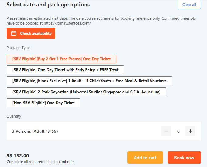 新加坡環球影城入門票買二送一‼三人同行，一人只需S$44💰限時優惠特價，即日起售完爲止🎫