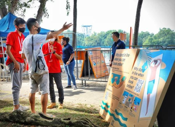 圣淘沙沙滩实行预约制 限制100至350人进入 