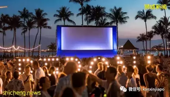 亚洲最美户外影院,原来在新加坡的这个沙滩