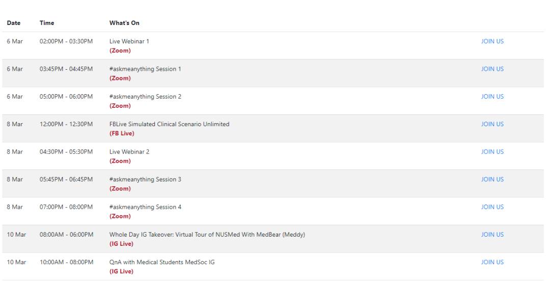 想要報考NUS嗎？這個線上校園開放日不要錯過