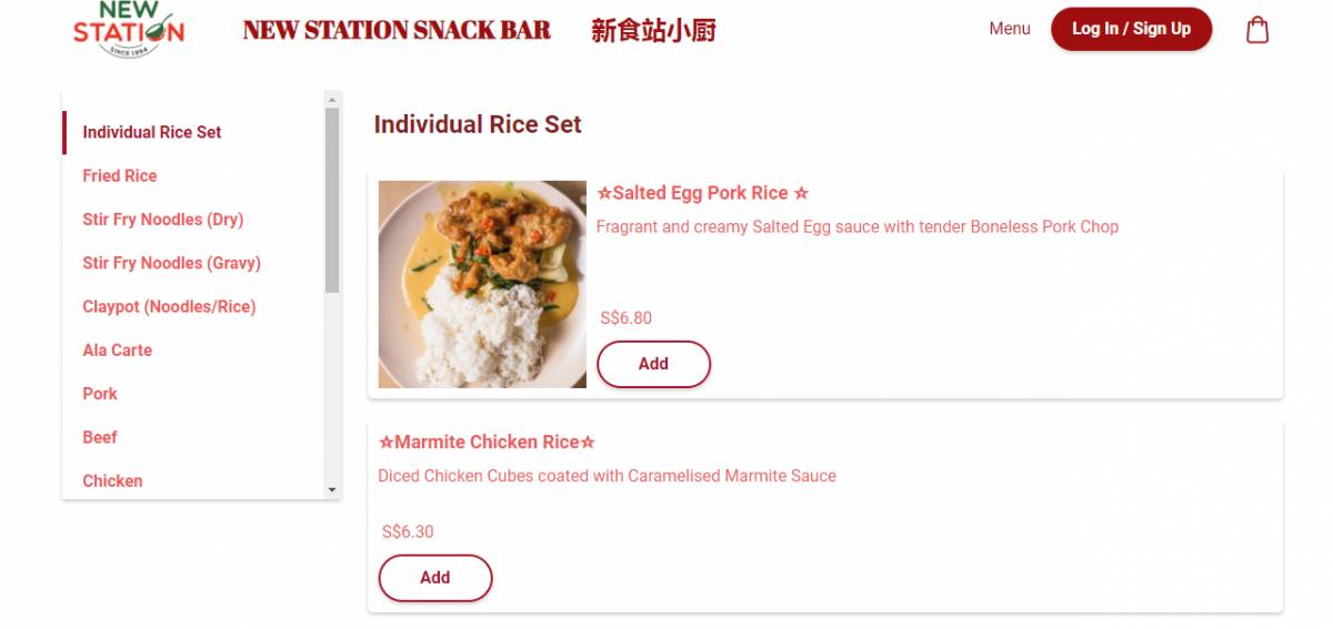 烏節路老字號煮炒“新食站小廚”💥鹹蛋排骨飯外酥裏嫩+鹹香濃郁🤤吃貨的天堂