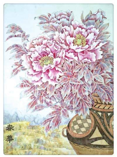 新加坡开埠200周年国际妇女真善美艺术展 甘肃画家帅春华受邀参展