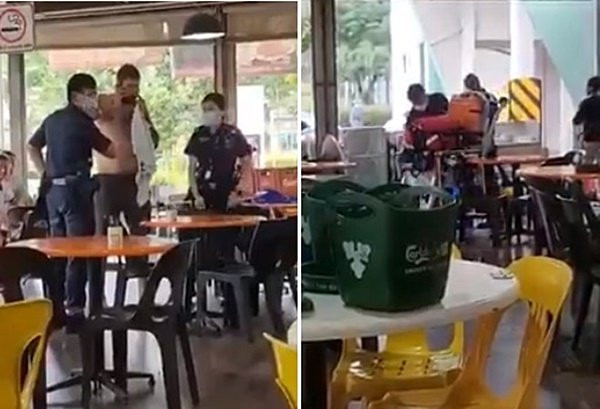 醉汉脱衣叫嚣 与酒友大打出手 反遭酒瓶砸头