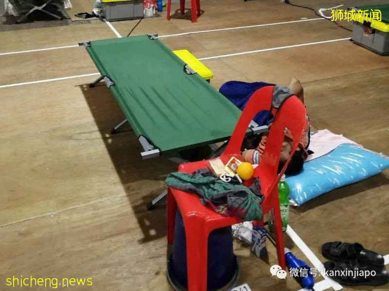 康复客工的隔离生活:睡地上、简易小床等