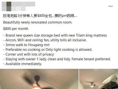 后港单人房已经喊到$800一间?这是行情价吗