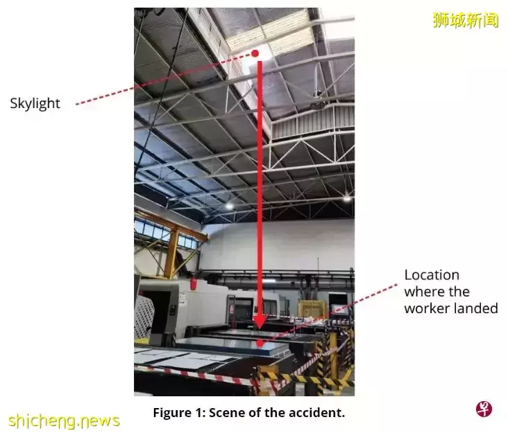 狮城49岁工人踩穿透光屋顶摔死 这是今年第21起致命工业意外