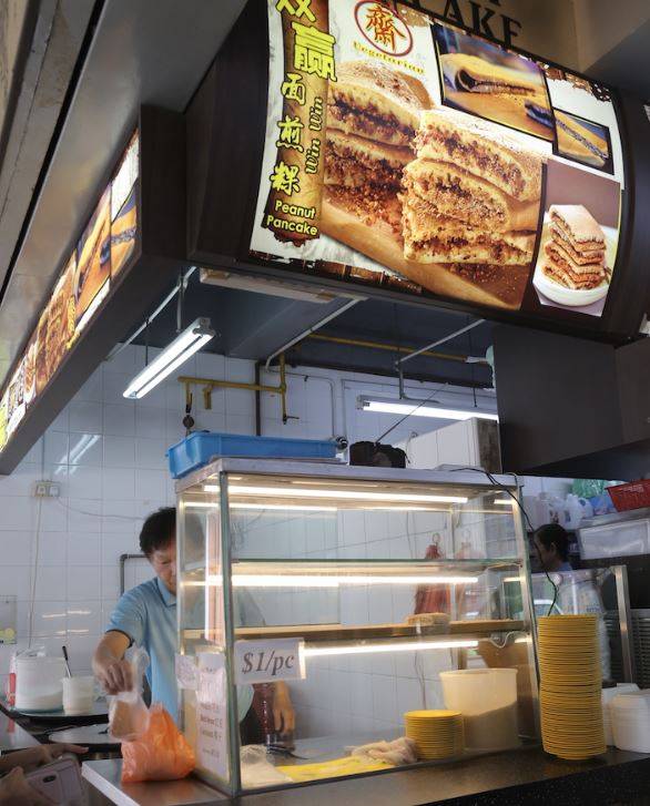 当地最受欢迎的小吃:面煎粿!慢一点就吃不到啦