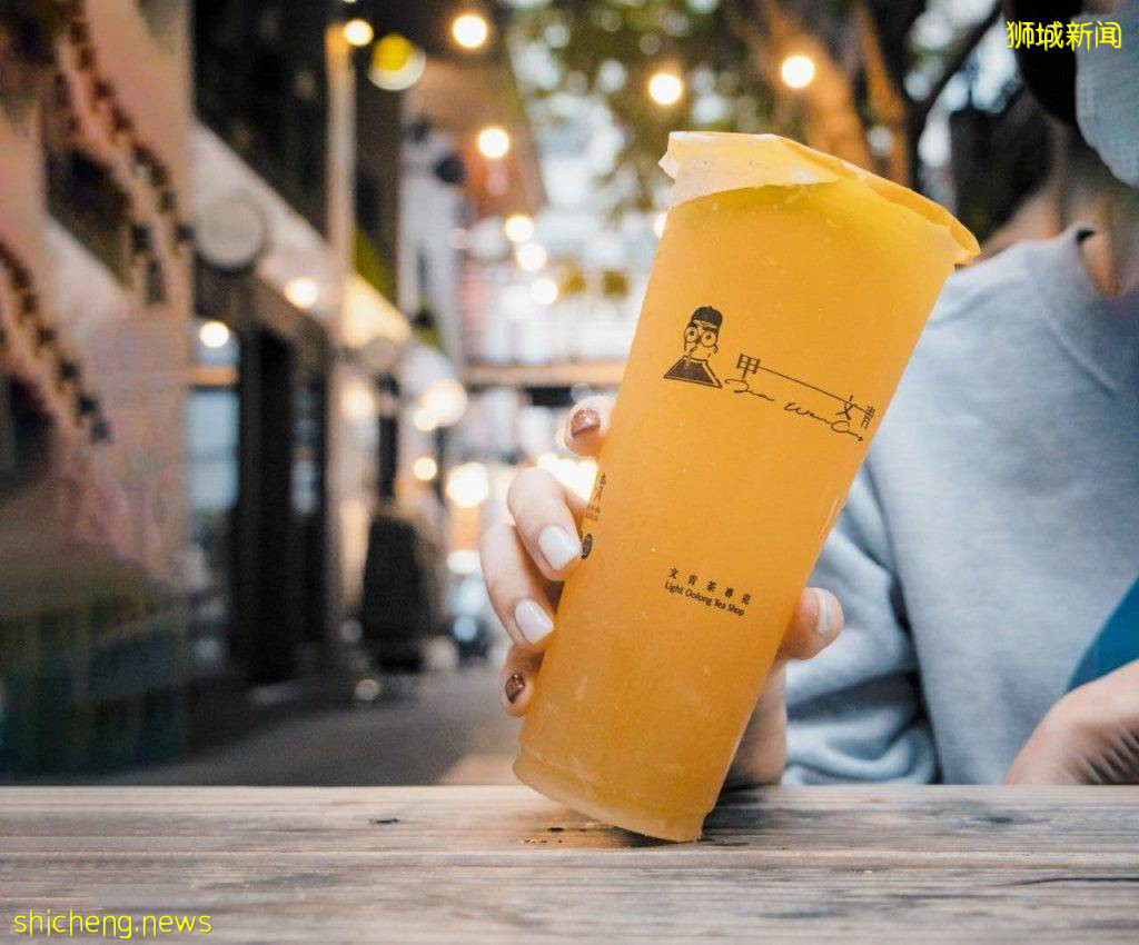 厌世文青必打卡📷来自台湾的新泡泡茶店“Cing Tea by甲文青”🥤手绘风格超可爱