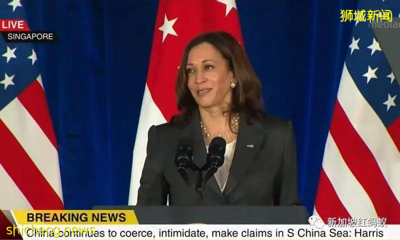 美國副總統在新加坡訪問的最後一天，終于談到中國