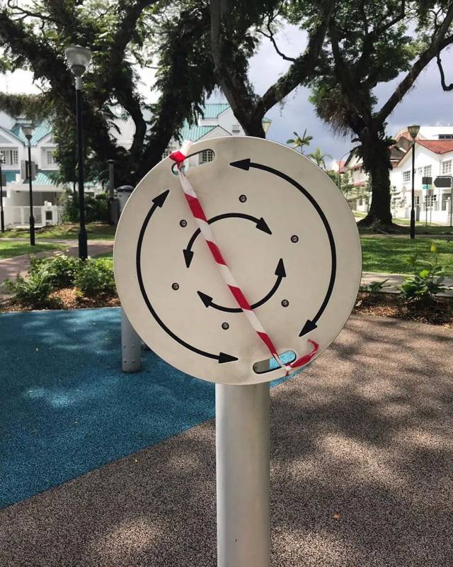 新加坡用胶带做了一场大型公共艺术