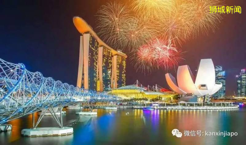 疫情籠罩2020新加坡國慶,絢爛煙花全島怒放,祈禱平安,瘟疫退散