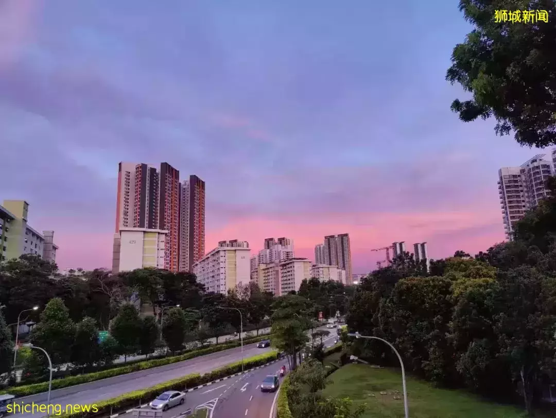 朋友圈刷屏！新加坡出現三色天空，真的是太美了