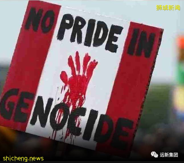 加拿大为土著平权游行,同样曾被英国殖民的新加坡也