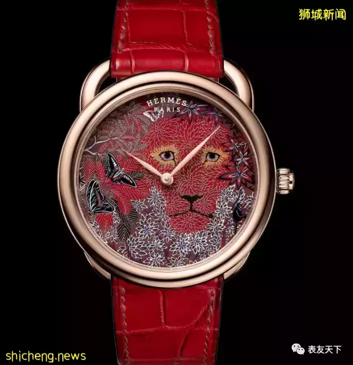 向新加坡獅城生物多樣性致敬:Hermès Arceau Wild Singapore工藝腕表