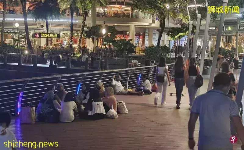 怡丰城外现人潮 多组公众超过五人违规聚会