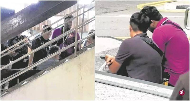 向非法抽烟老翁开罚后 执法人员大厦外吸电子烟