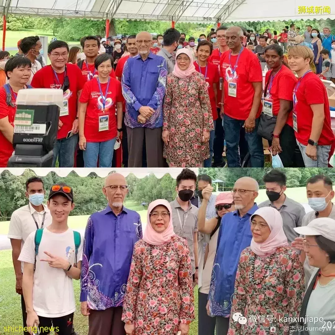 “游览总统府巧遇新加坡总统！她竟然还和我合照”