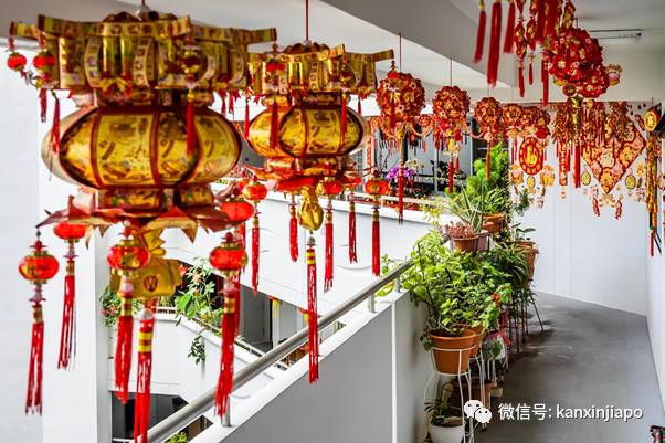 牛车水算啥?看这组屋的春节装饰,牛年要不旺都难