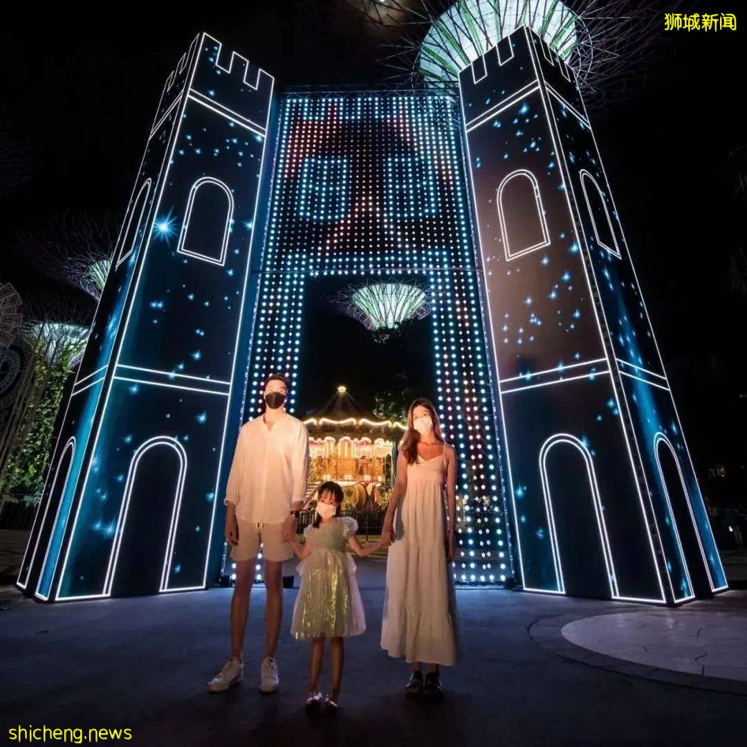 美輪美奂！新加坡聖誕仙境回歸，星光大道、熱帶雪、嘉年華