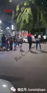 案发现场!新年伊始小印度街头斗殴,花盆、椅子成“武器”