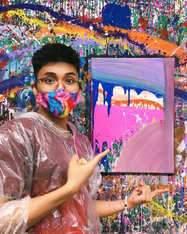 新加坡首家泼水彩画室 🌈 舒解压力+消除焦虑新去处🤩 挥洒你的才艺,释放你的压力