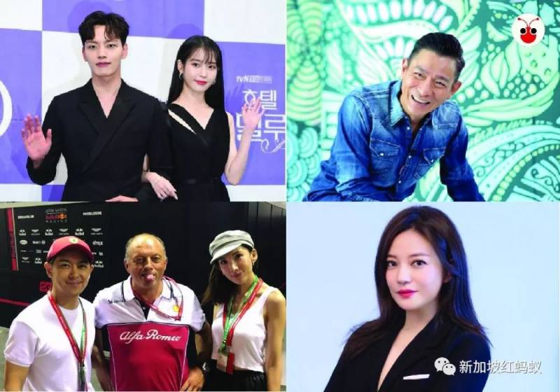 林志颖、胡杏儿老公和文莱王子全跑来新加坡观看F1夜间赛车