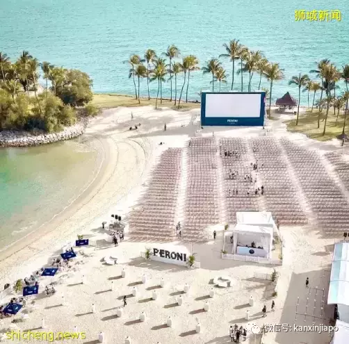 亚洲最美户外影院,原来在新加坡的这个沙滩