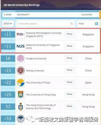 新加坡故事之NUS与NTU之间那些事