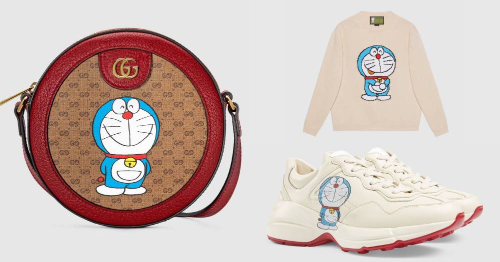 哆啦A梦和Gucci推出合作款,超50种商品线上预定啦