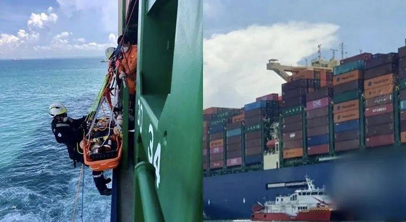 不幸男子摔进船井重伤 ,大风大浪中,民防救援惊心动魄,能否成功