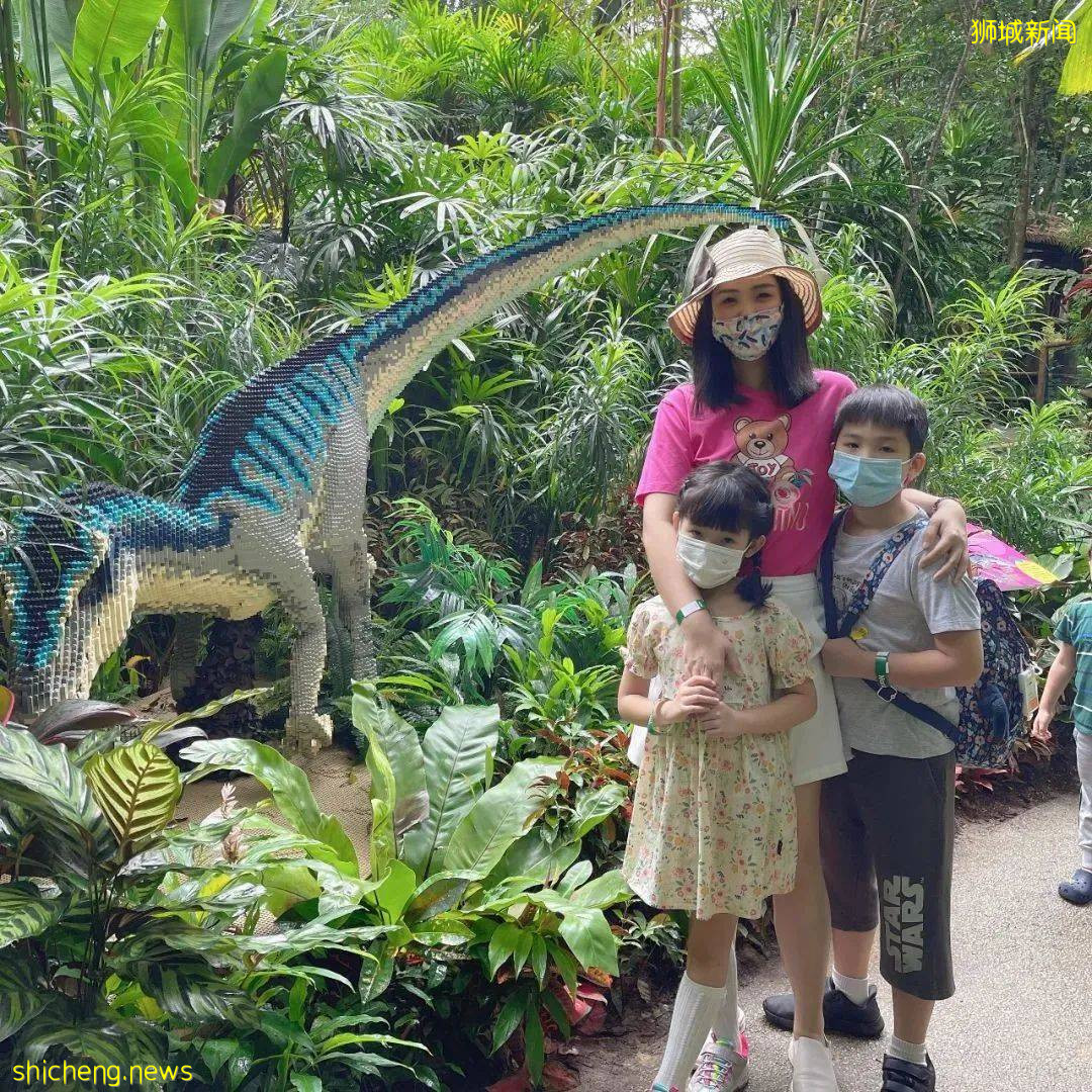 门票6折！一只恐龙有多大？亚洲首个积木恐龙世界，超过60只在新加坡动物园和河川生态园与你捉迷藏