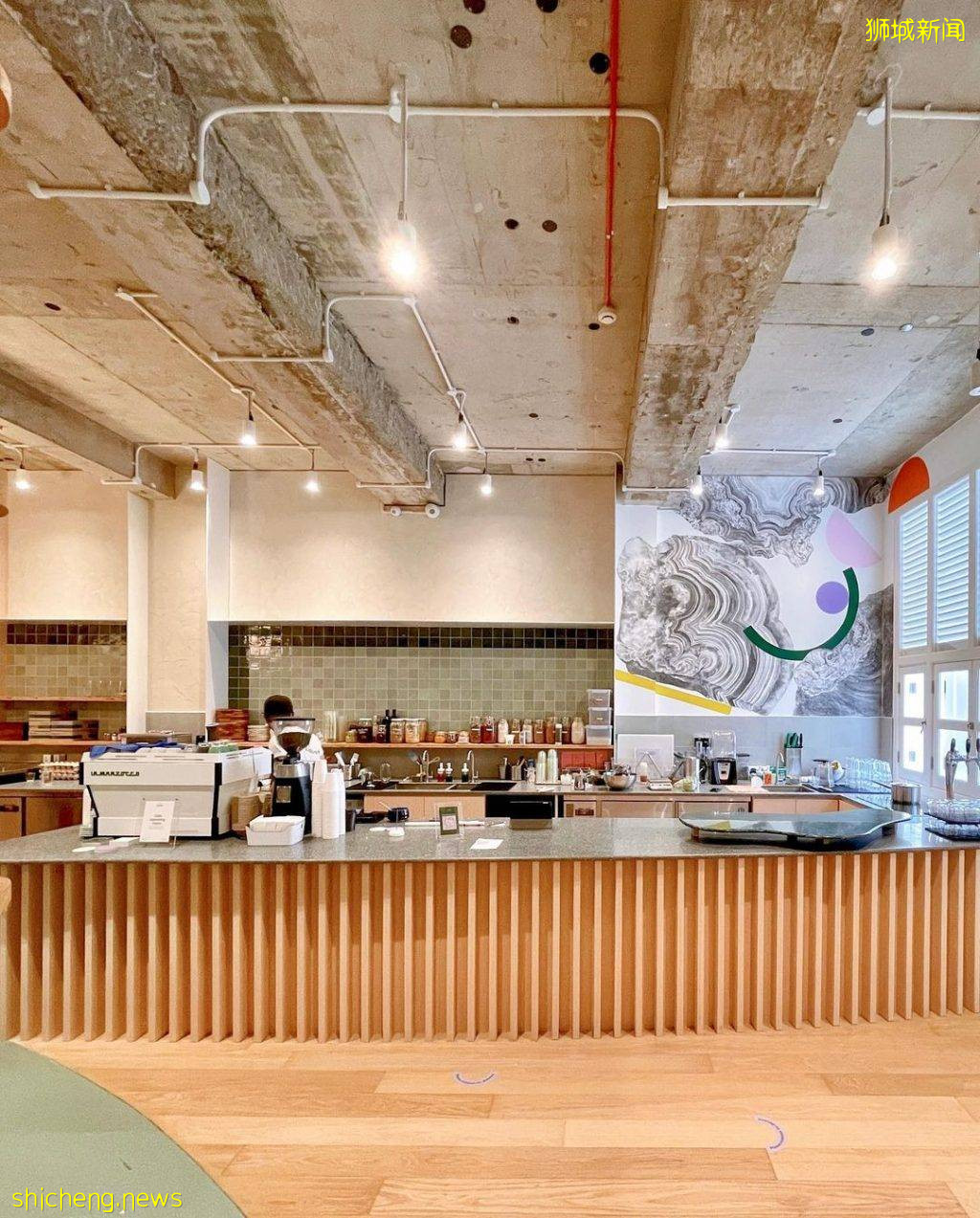 Tanjong Pagar屋顶Cafe“Canteen”📌户外阳台、螺旋阶梯,下一个网美打卡热点📷