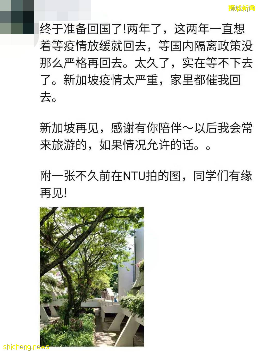 再见！回国潮到来，离开新加坡的他们有话说~附10月中新机票